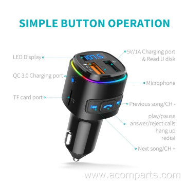 Wireless Radio Adapter Charging MP3 Player Car Charger